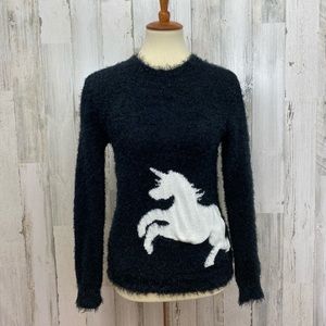 Joe Boxer Eyelash Unicorn Sweater, S